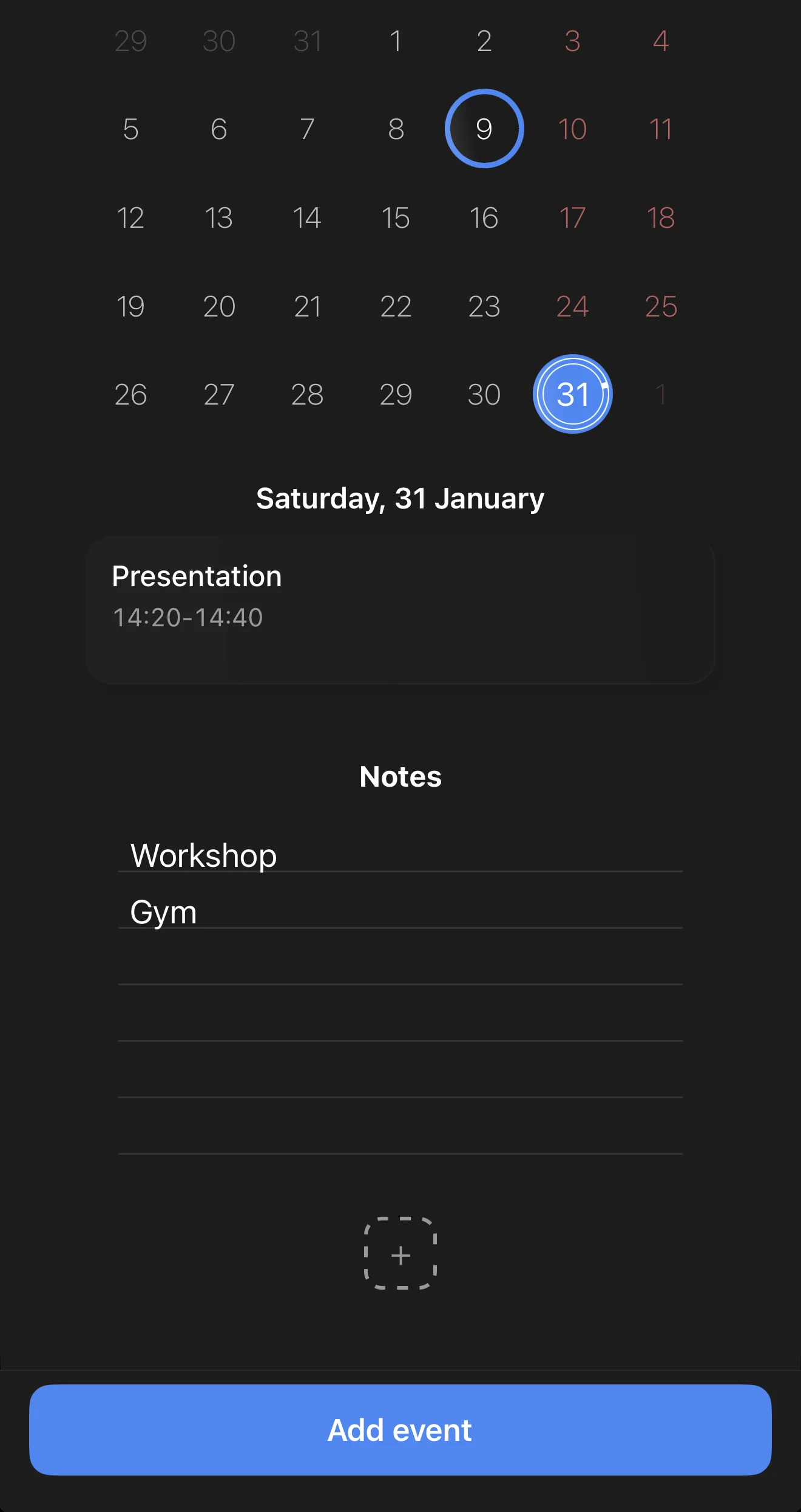 Calendar — Preview 1