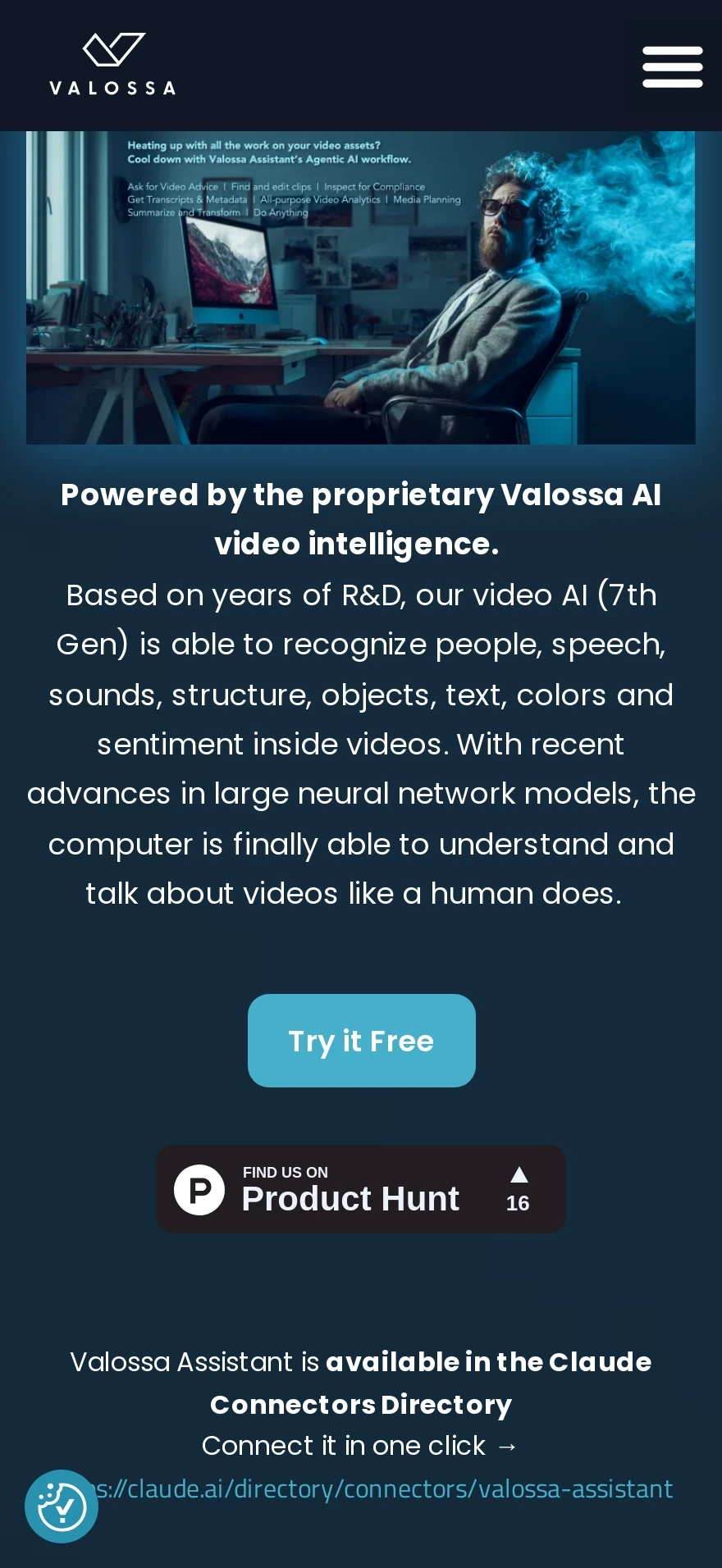 Valossa Assistant — Preview 3