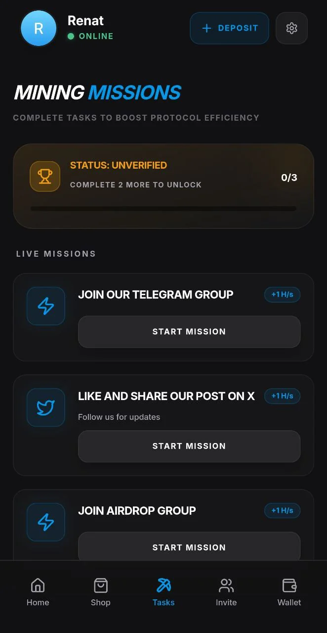 TonRun Miner — Превью 3