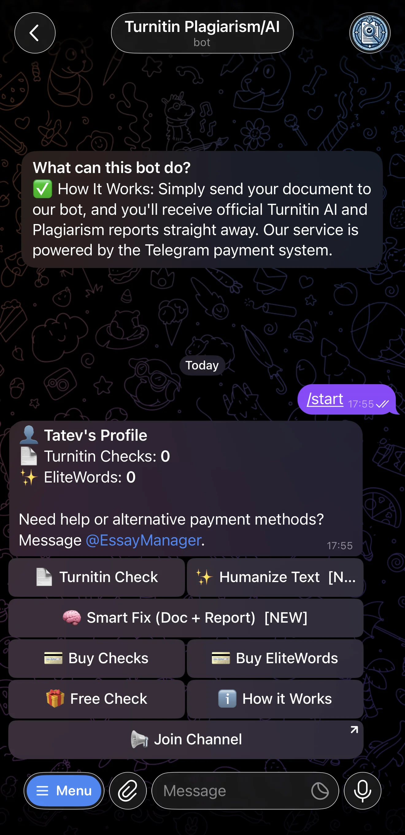 Turnitin Plagiarism/AI — Preview 1