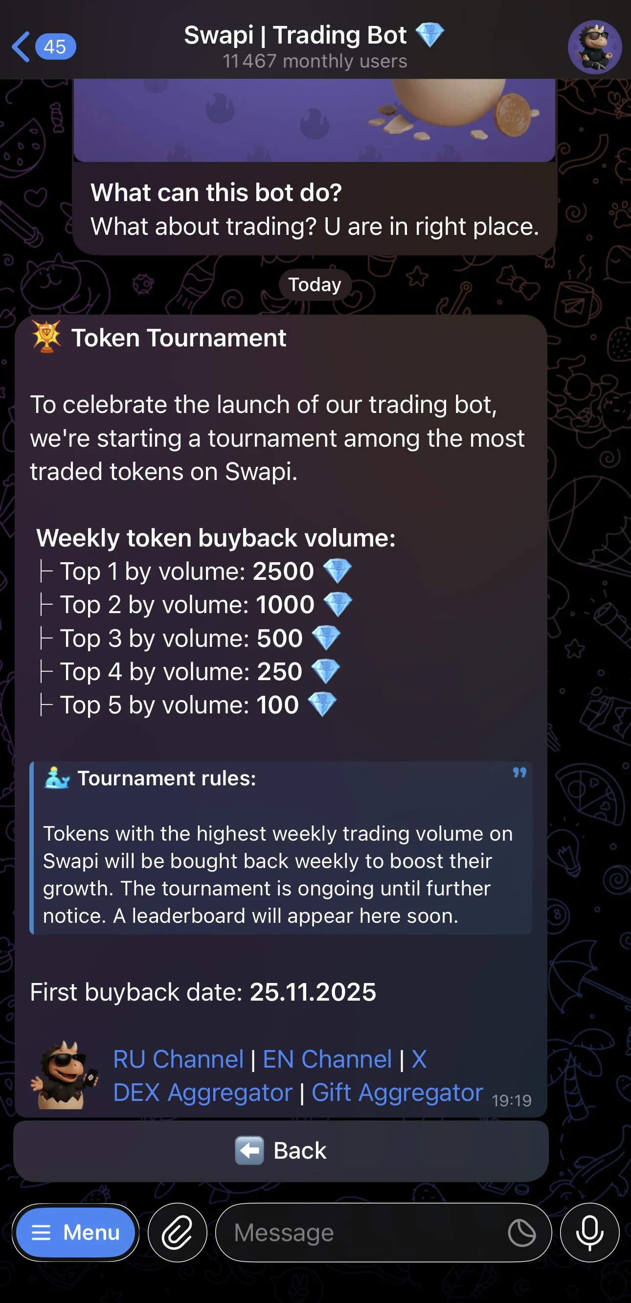Swapi | Trading Bot 💎 — Preview 4