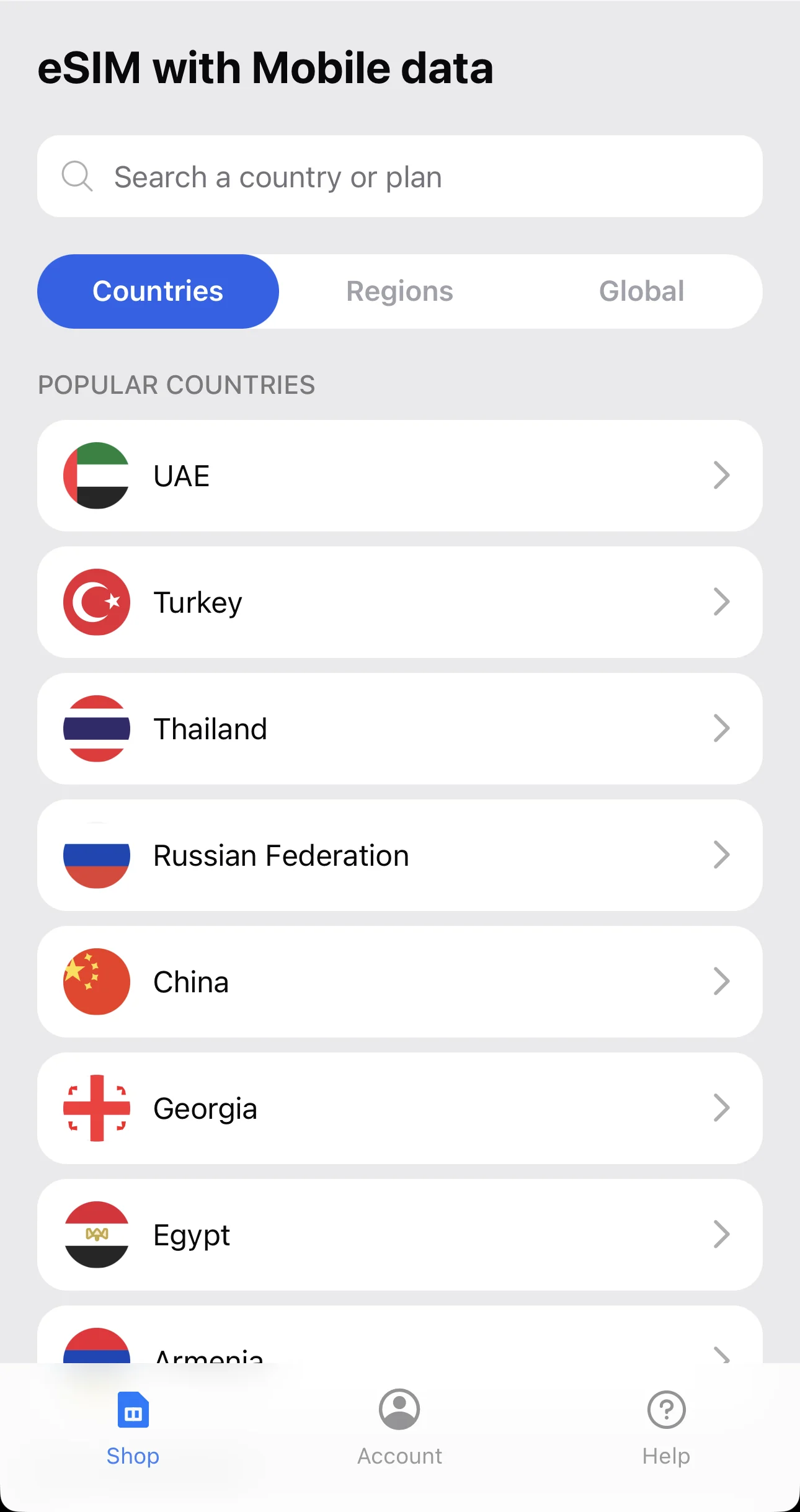 TonMobile eSIM — Preview 3