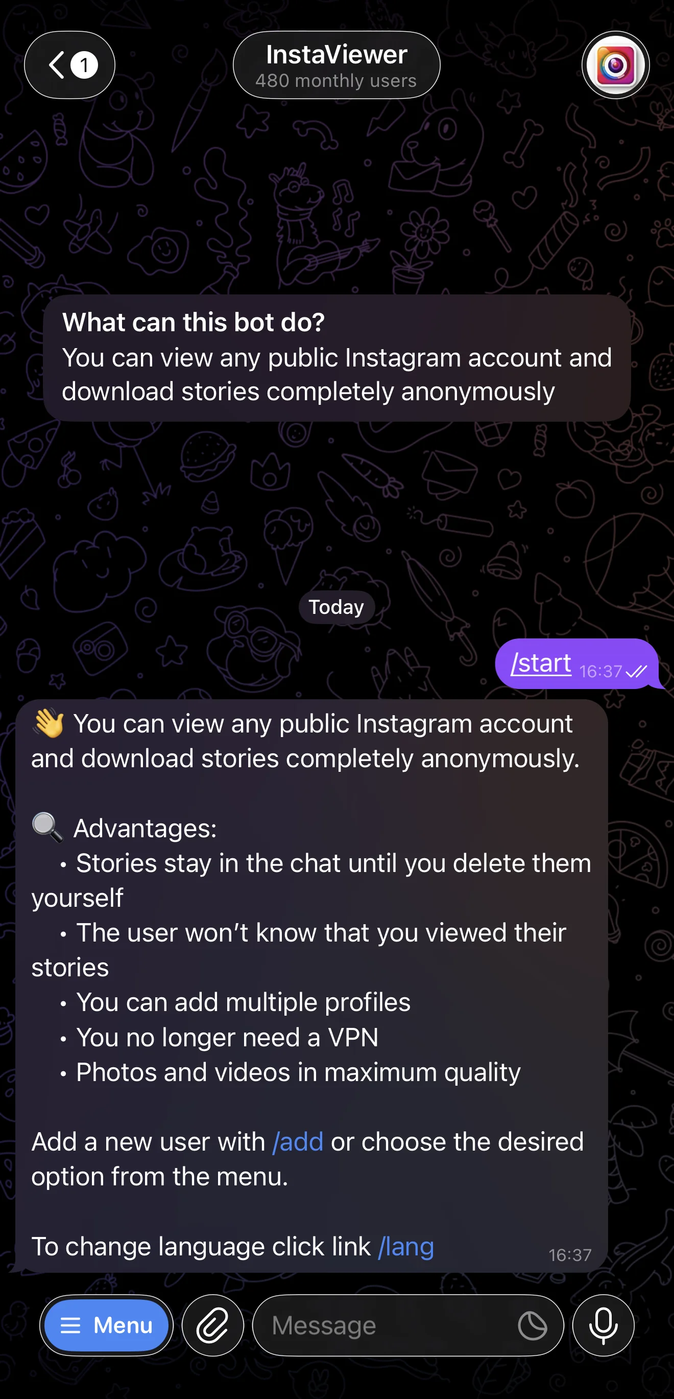 InstaViewer — Preview 1