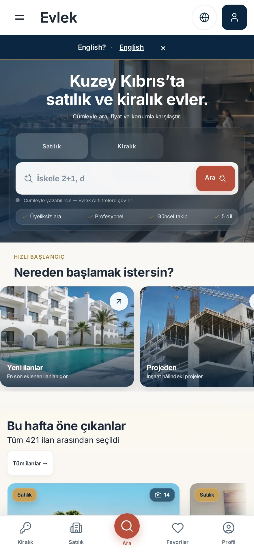 Evlek — Northern Cyprus Property MCP Server — Preview 1