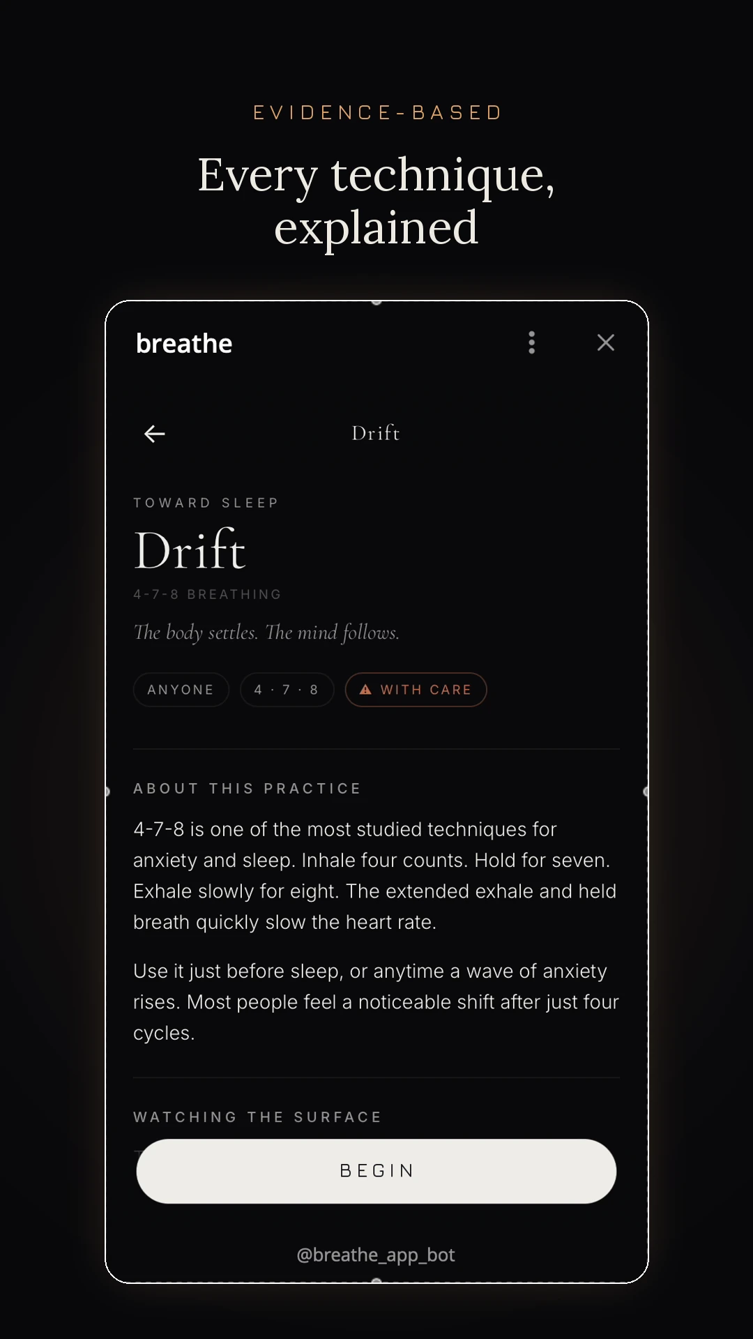 breathe — Pratinjau 6