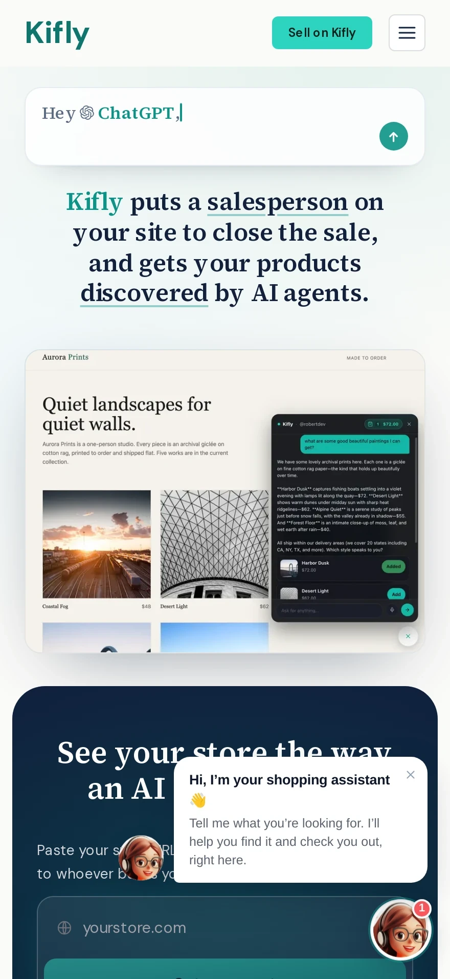Kifly — Agentic Commerce & Payments — Preview 1