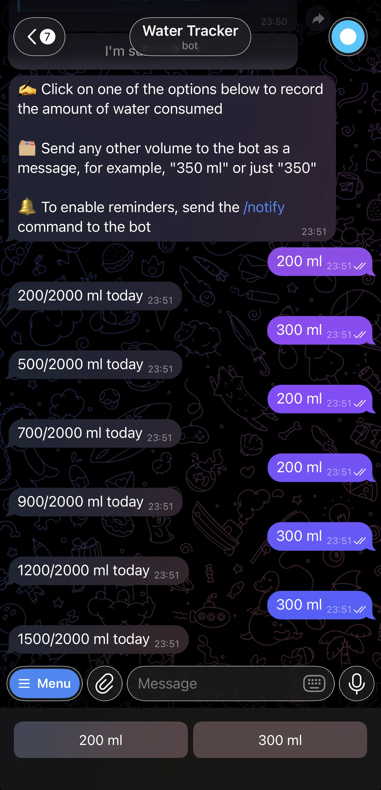 Water Tracker — Preview 3