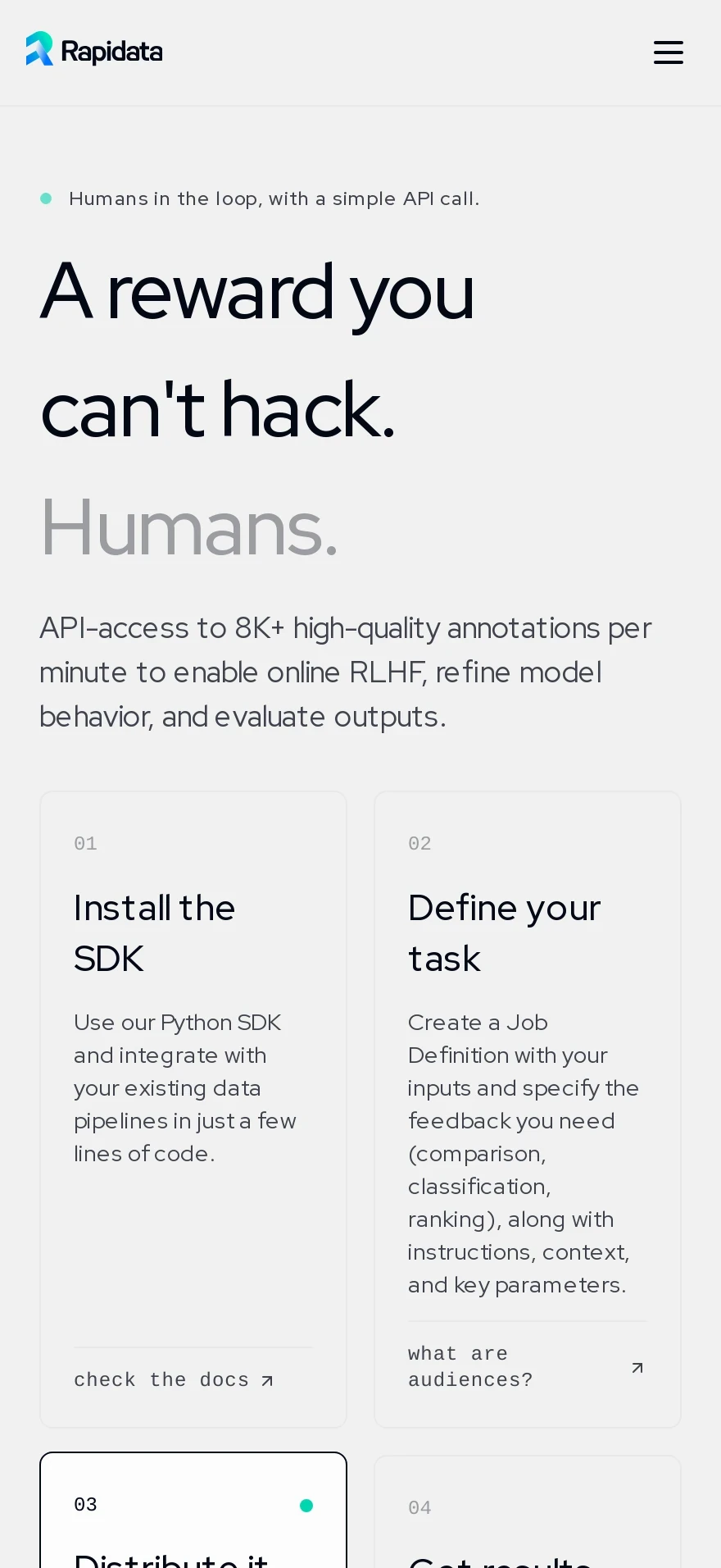 Rapidata — Preview 1