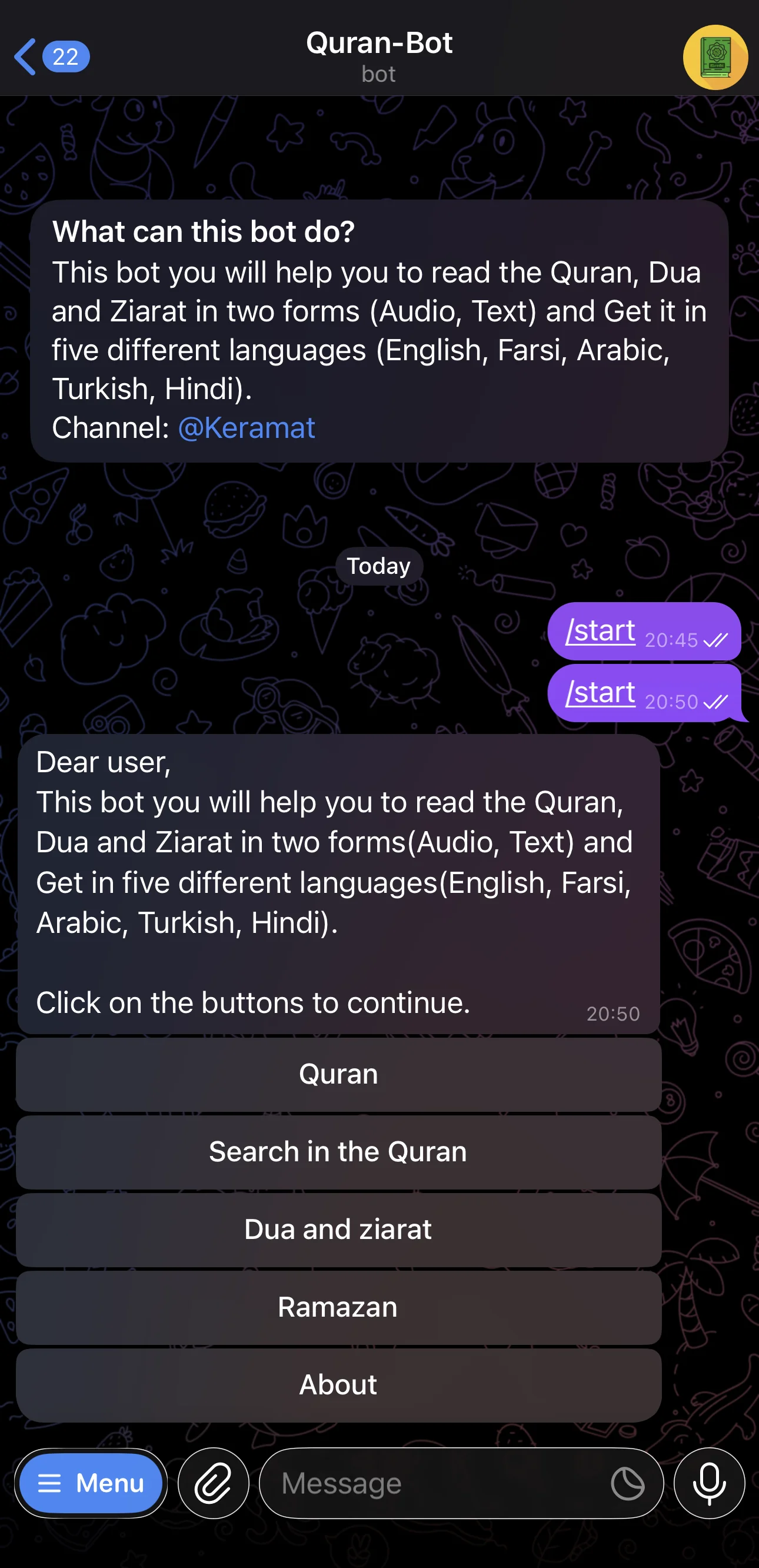Quran-Bot — Превью 1