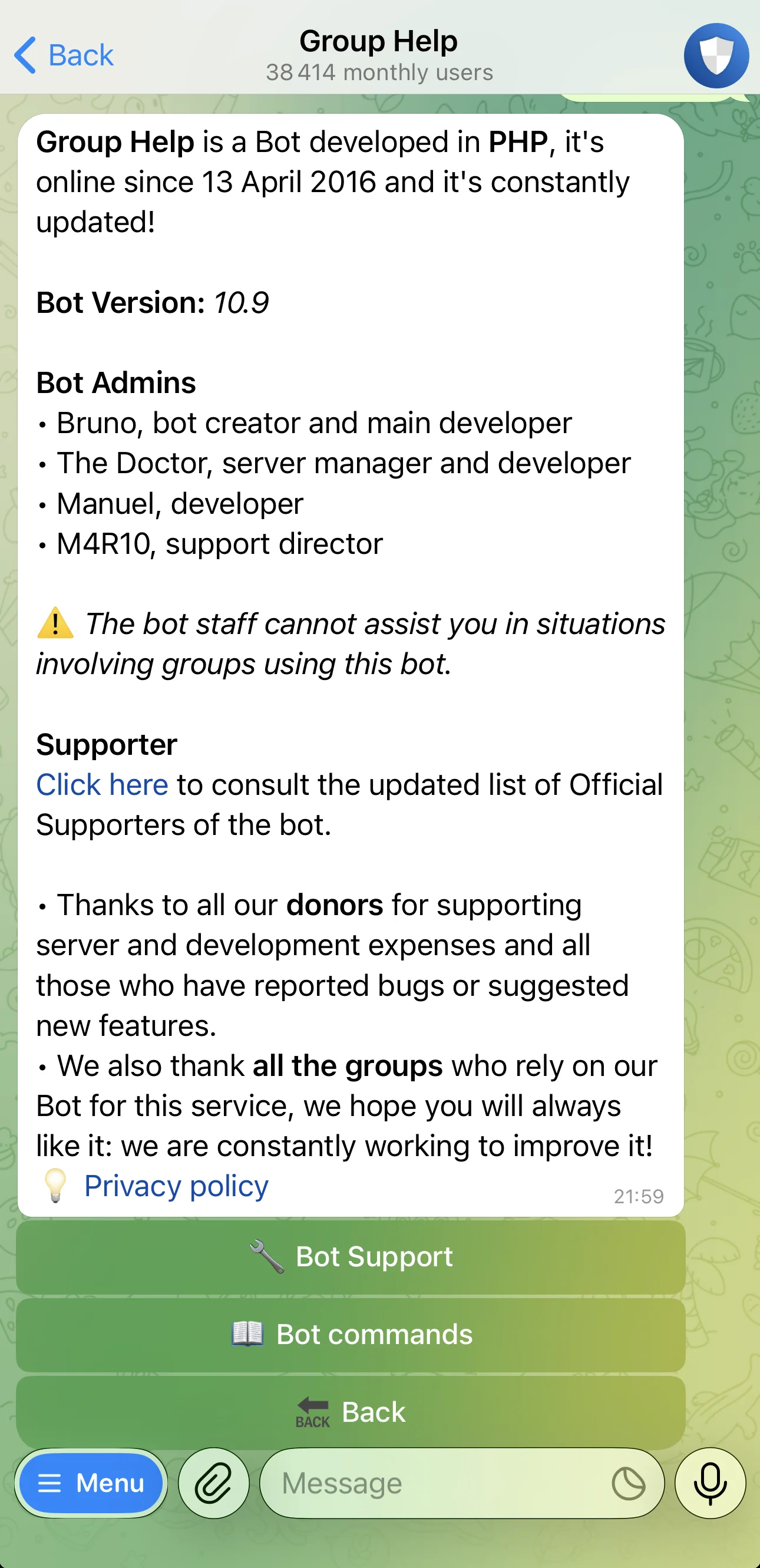 Group Help — Preview 2