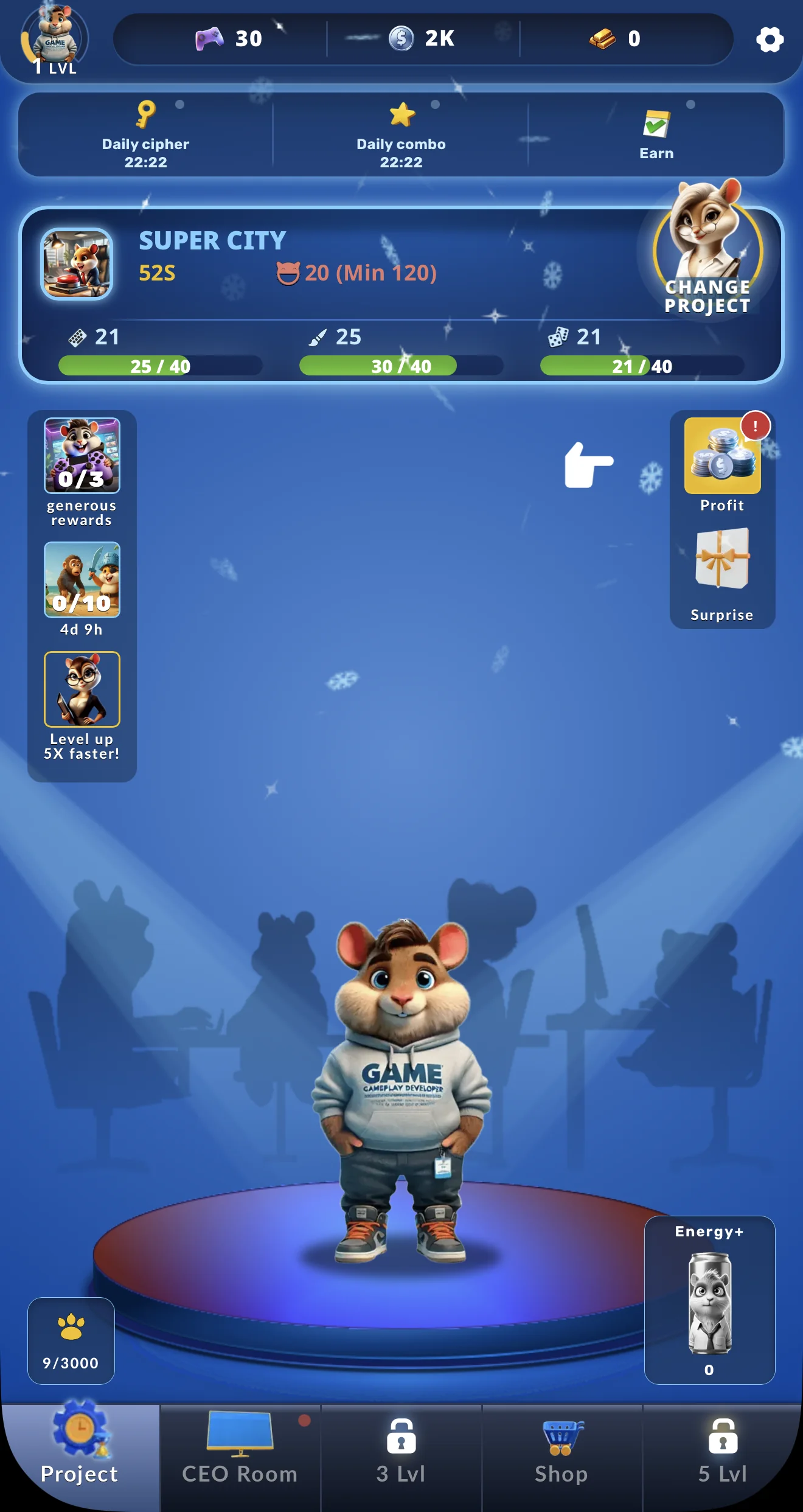 Hamster Kombat: GameDev — Preview 1