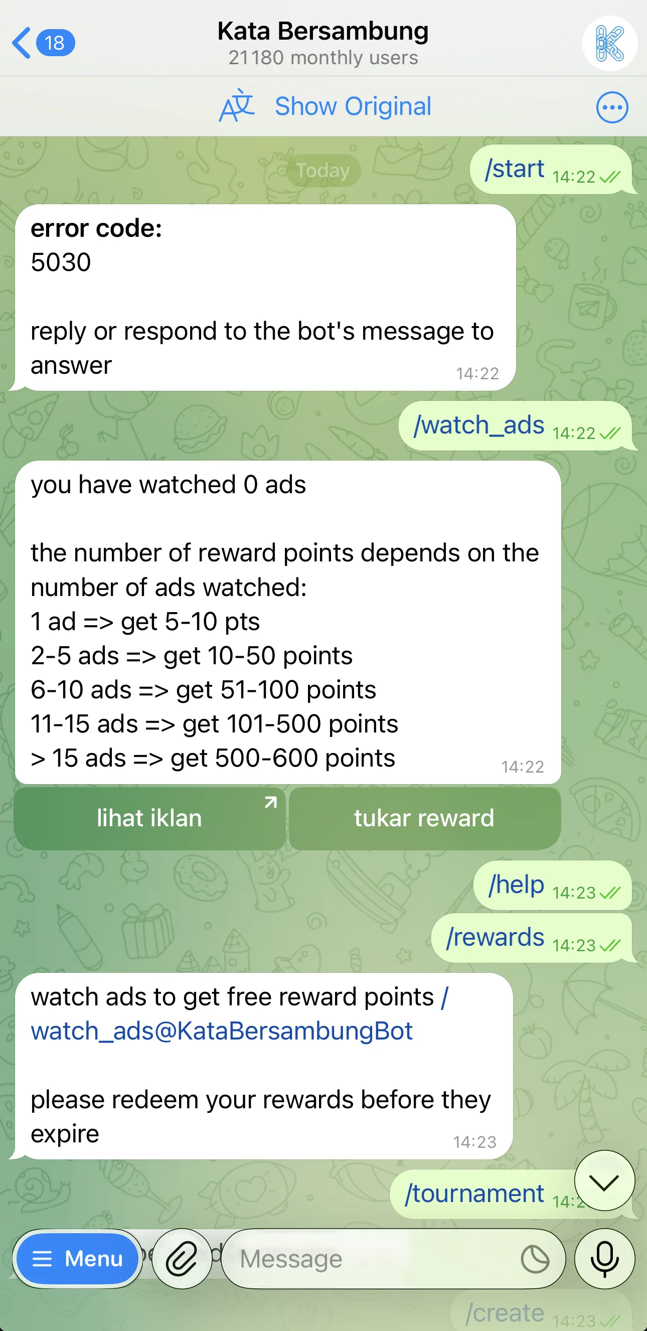 Kata Bersambung — Preview 1