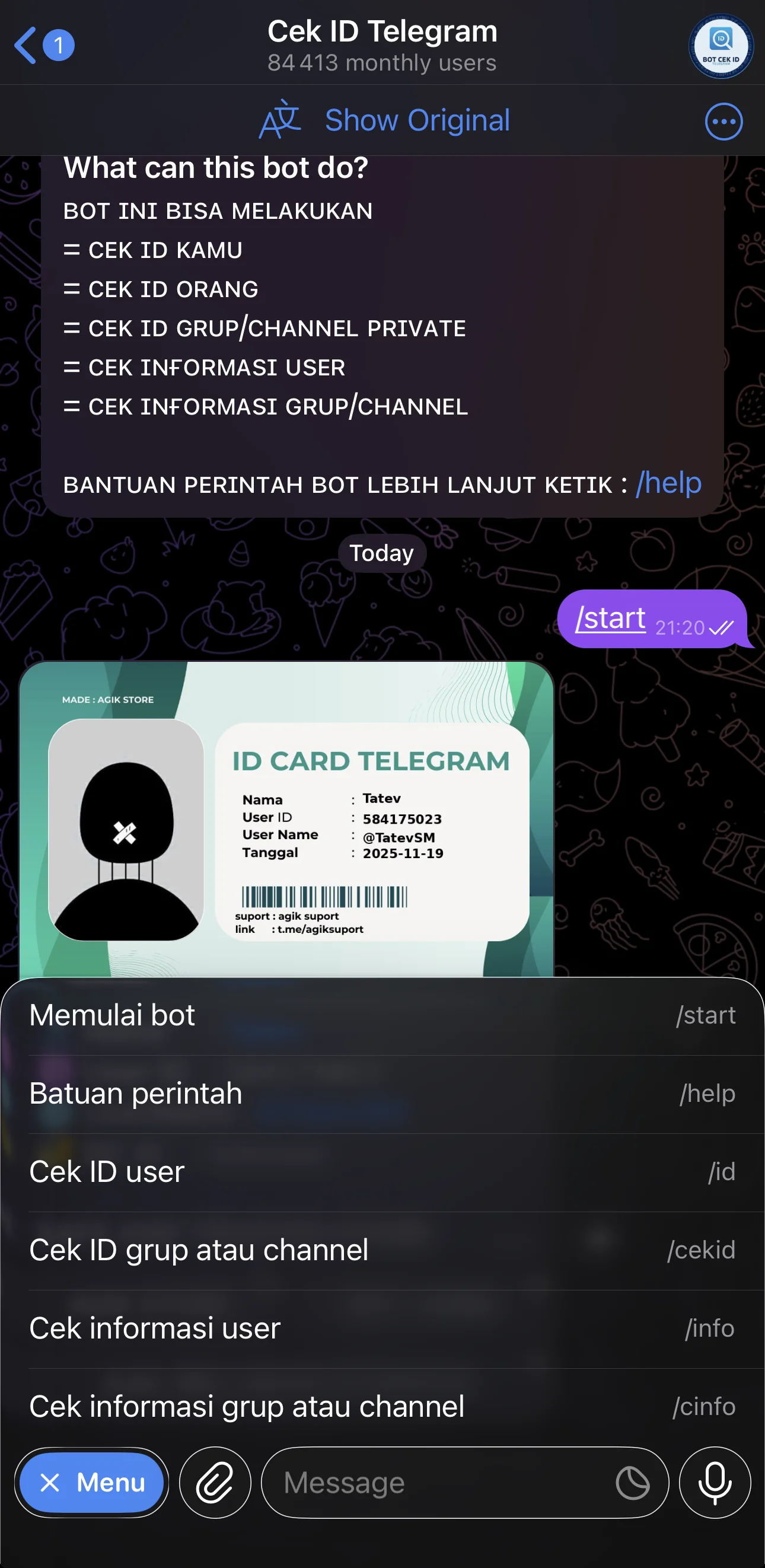 Cek ID Telegram — Превью 3