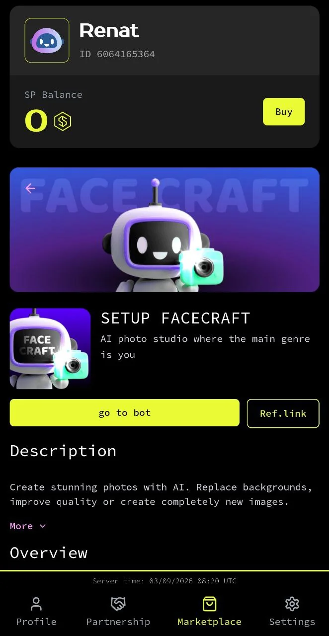 FaceCraft — Pratinjau 1