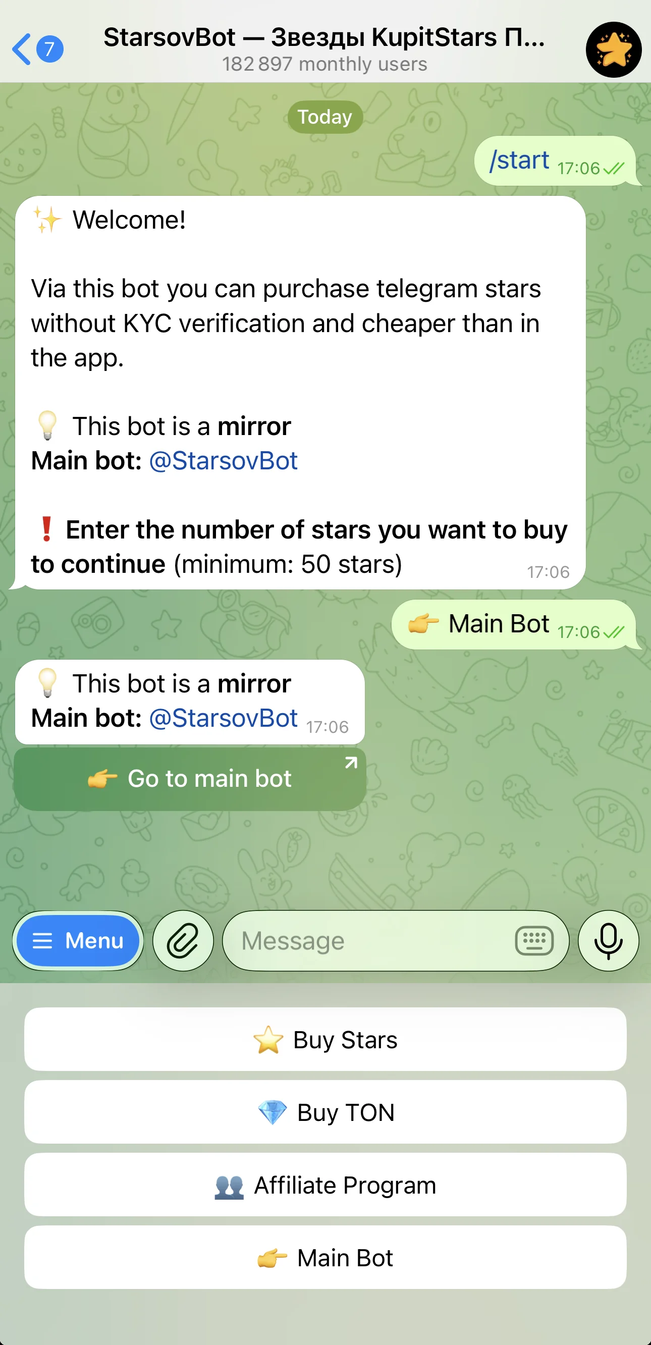 StarsovBot — Stars KupitStars Gifts — Preview 3
