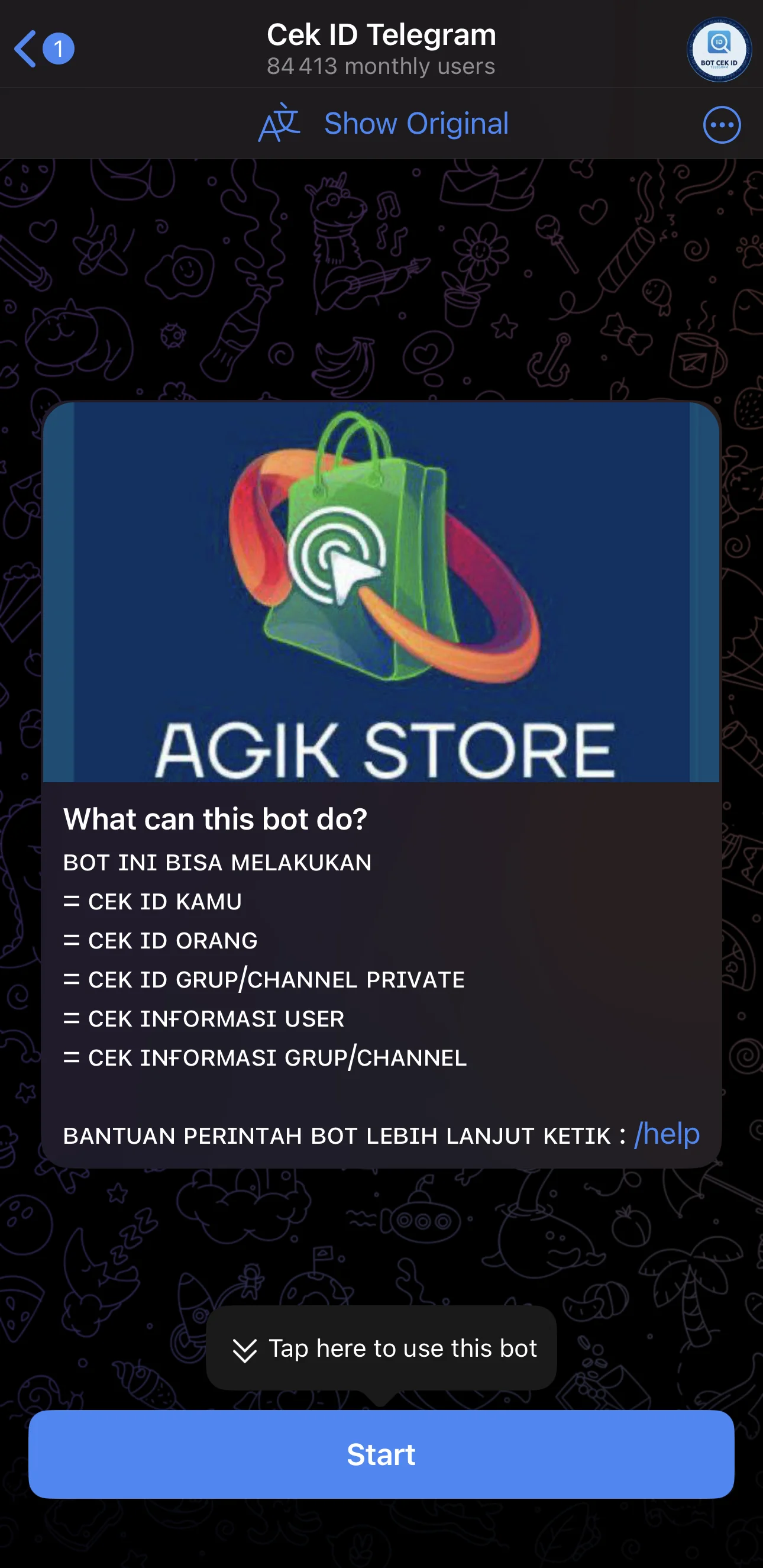 Cek ID Telegram — Превью 1