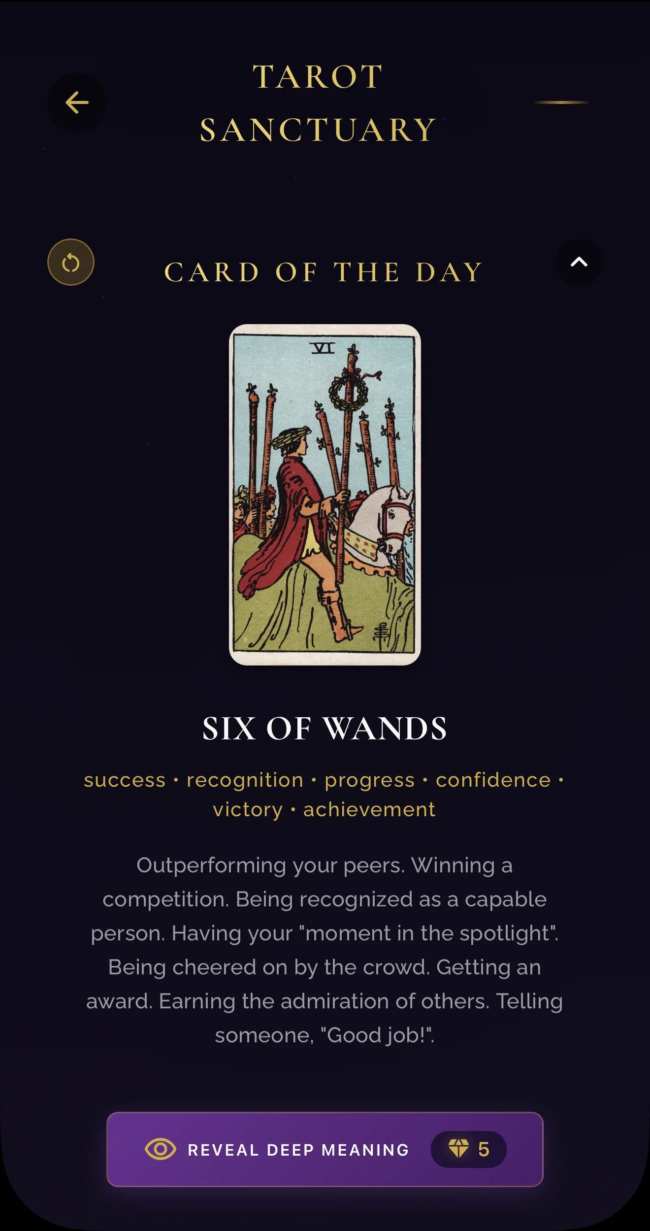 myOracle 🔮 Astrology & Tarot | Shadow Work — Preview 2
