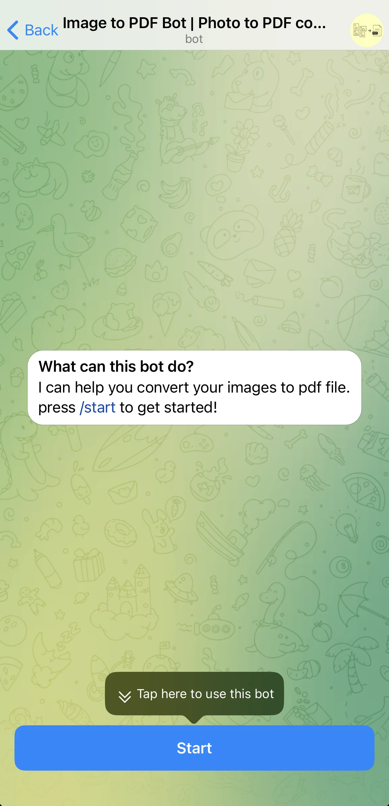 Image to PDF Bot | Photo to PDF converter — Preview 1