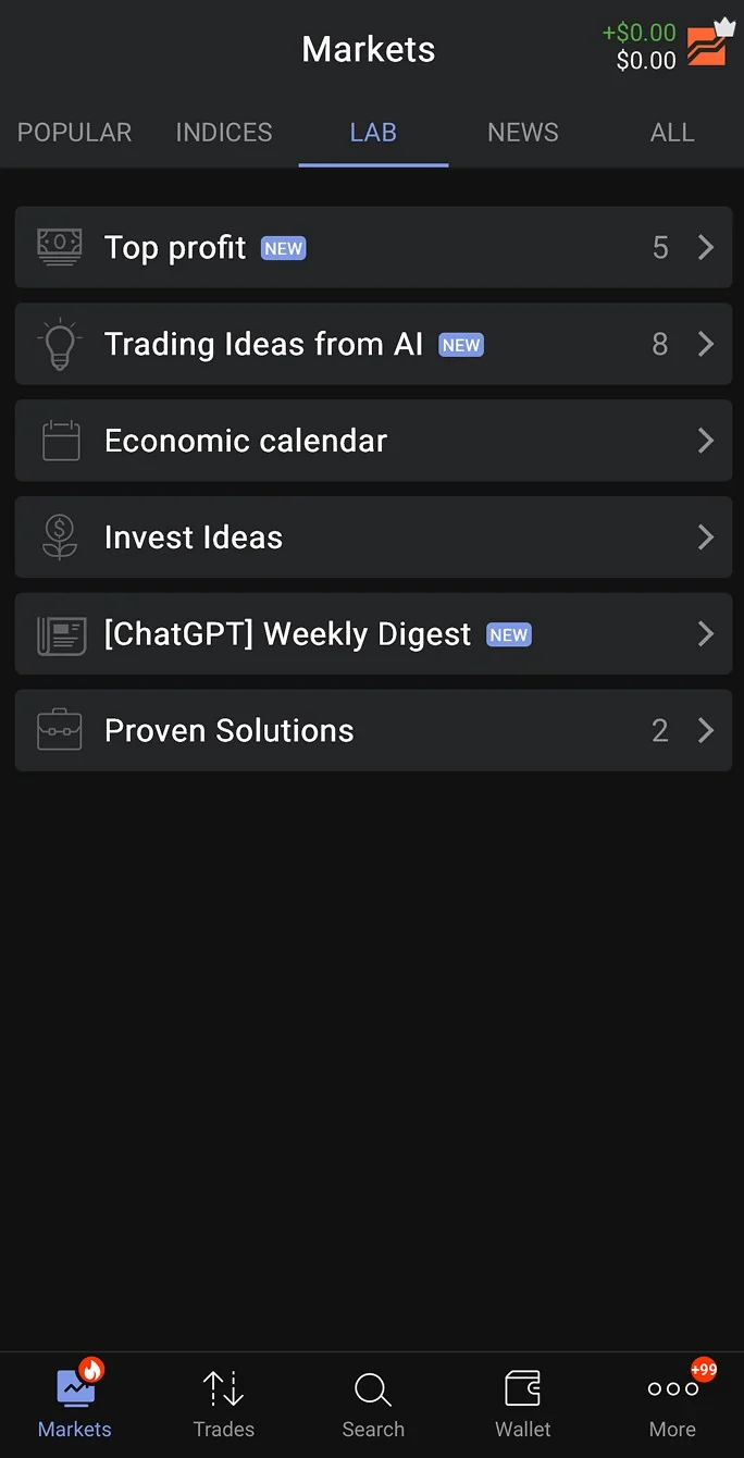 Libertex: Trading & Investing (Global) — Pratinjau 1