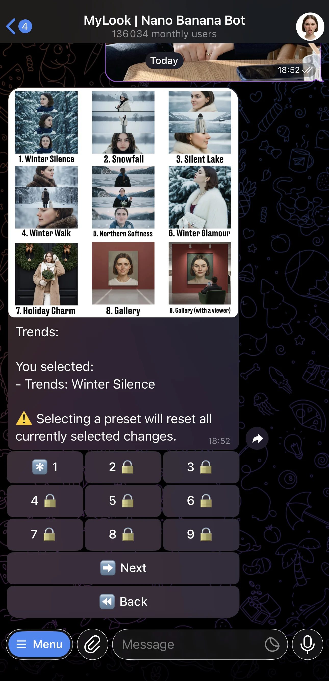 MyLook | Nano Banana Bot — Preview 4