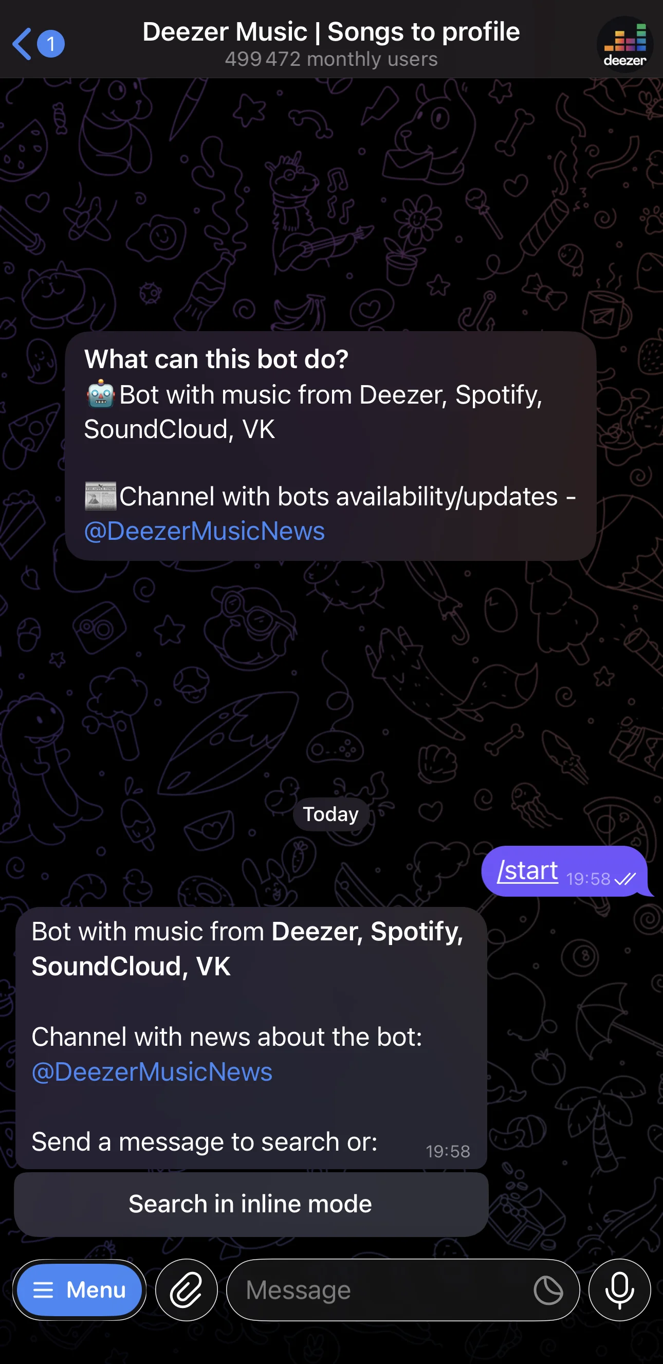 Deezer Music | Songs to profile β Preview 1