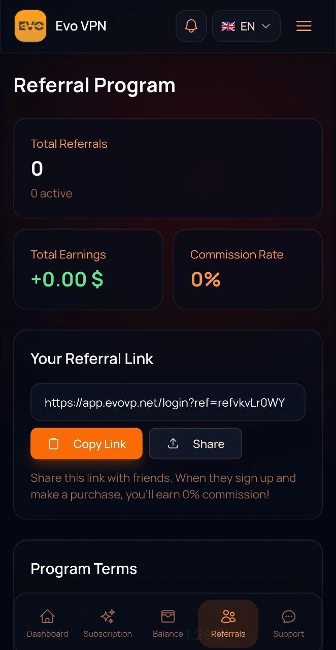 EvoVPN — पूर्वावलोकन 4