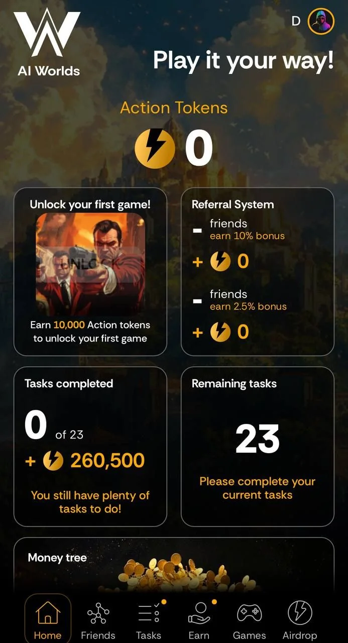 AI Worlds Games — Preview 1