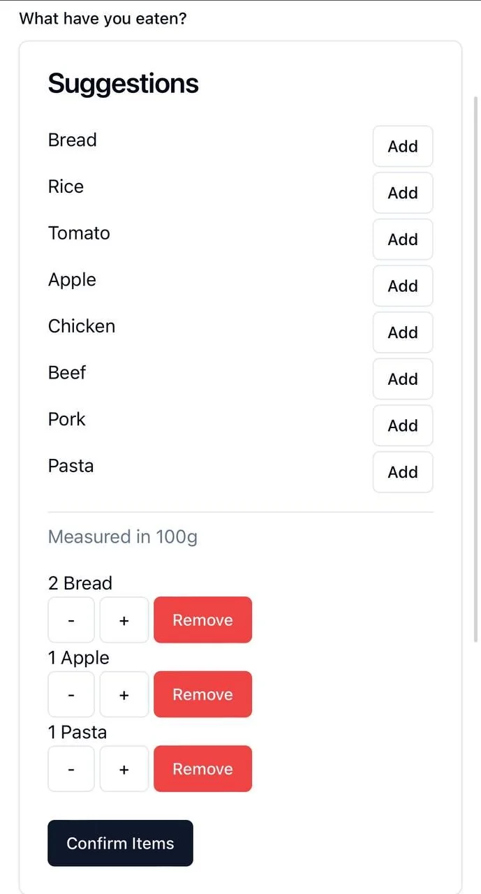 Calorie Counter — Preview 2