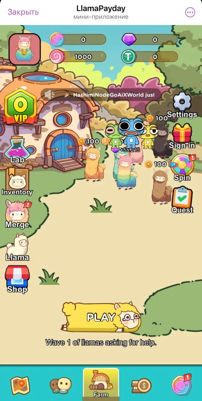LlamaPayday — Preview 2