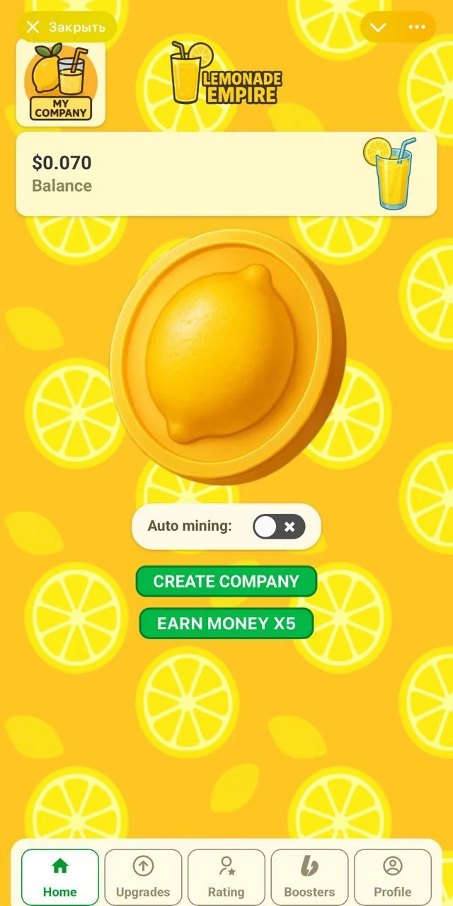 Lemonade Empire — Pratinjau 1