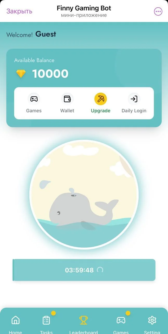 Finny Gaming Bot — पूर्वावलोकन 1