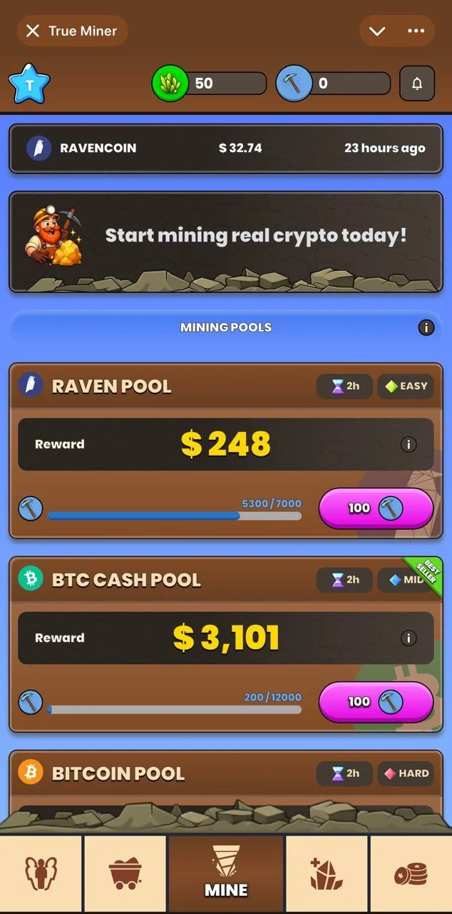 True Miner — Pratinjau 4