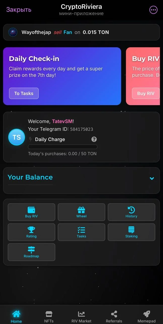 CryptoRiviera — Pratinjau 1