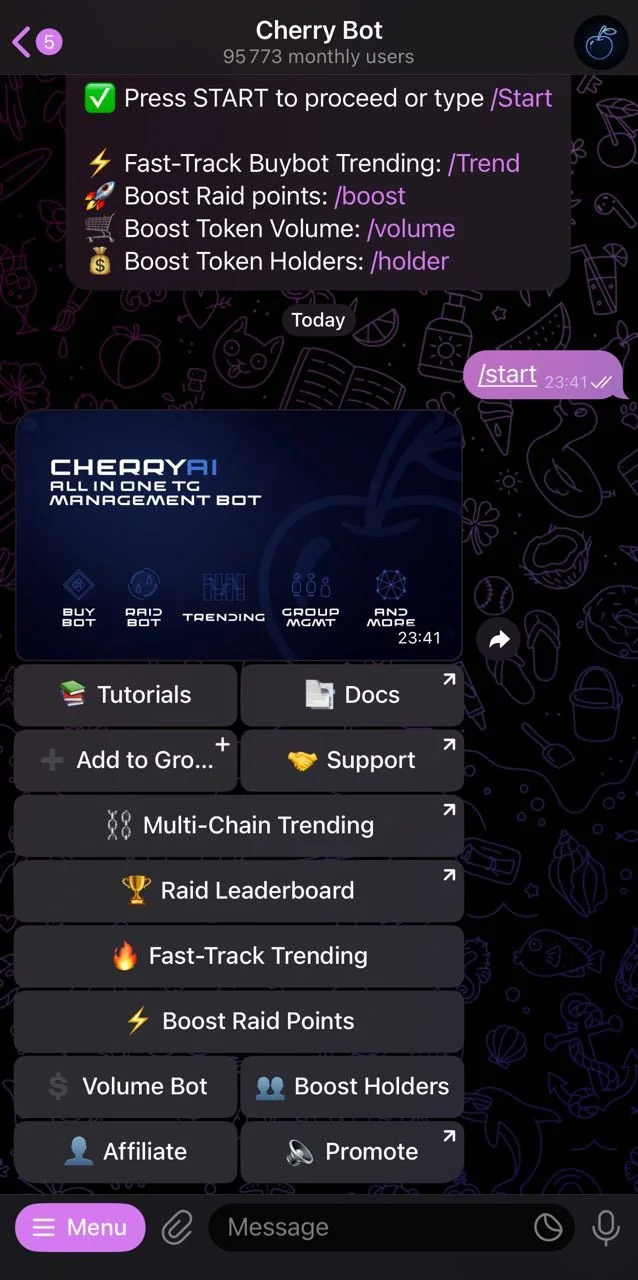 Cherry Bot — Preview 1
