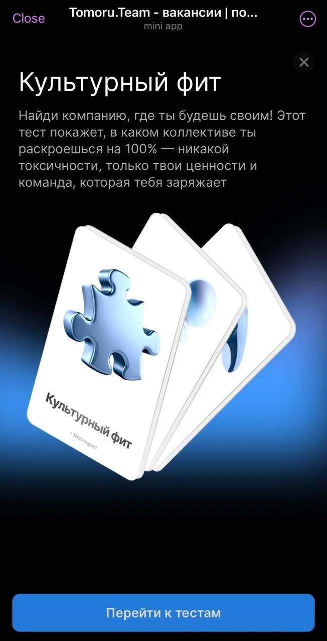 Tomoru.Team - vacancies | job search — Preview 1