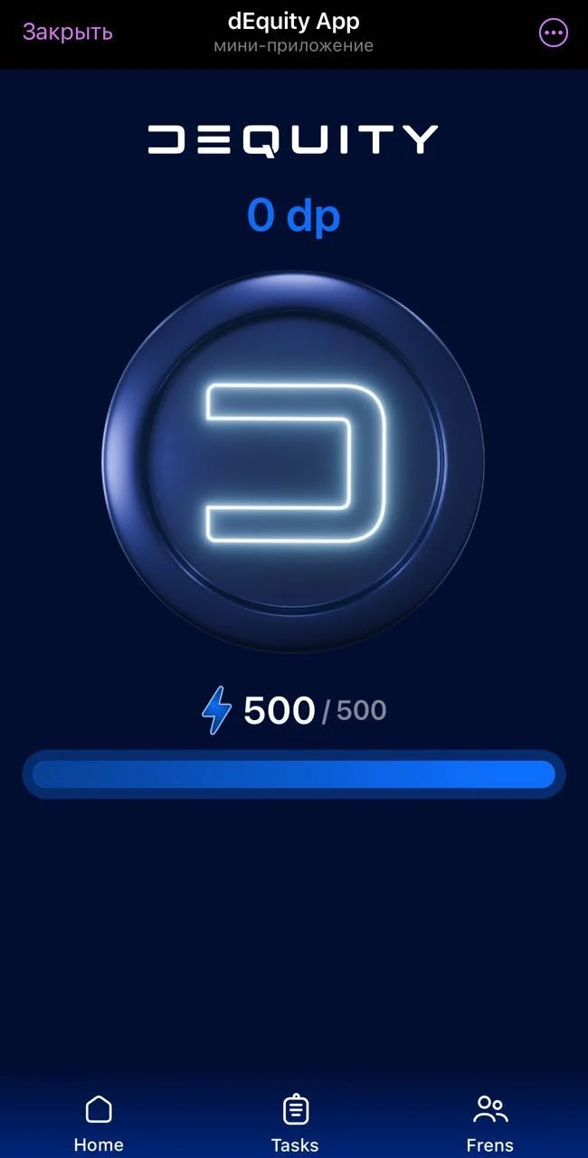 dEquity App — Preview 1