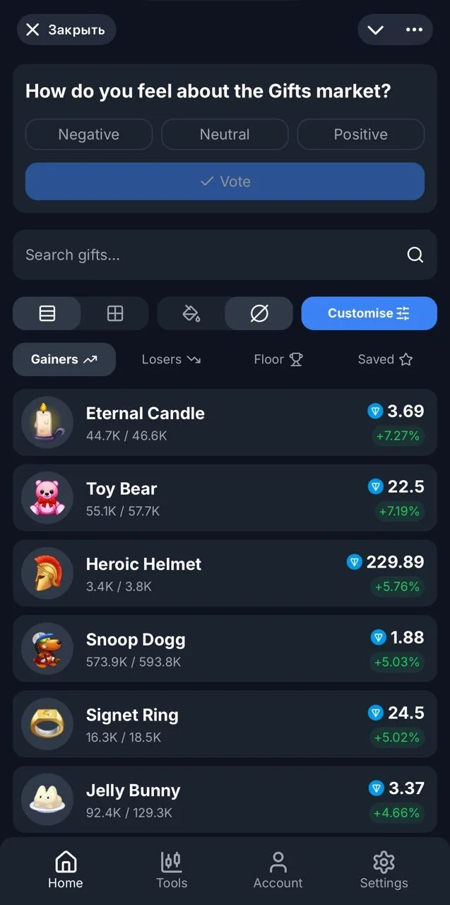 Gift Charts — Preview 2