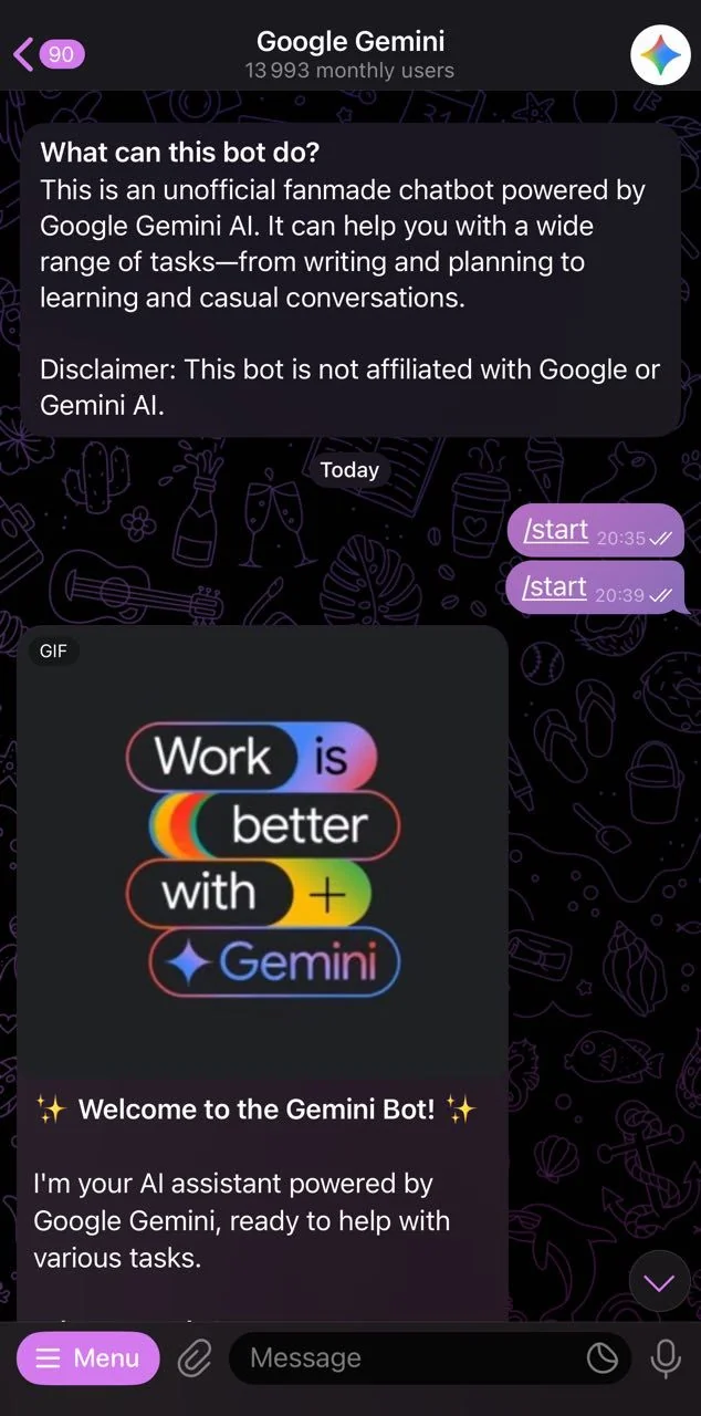 Google Gemini — Aperçu 1