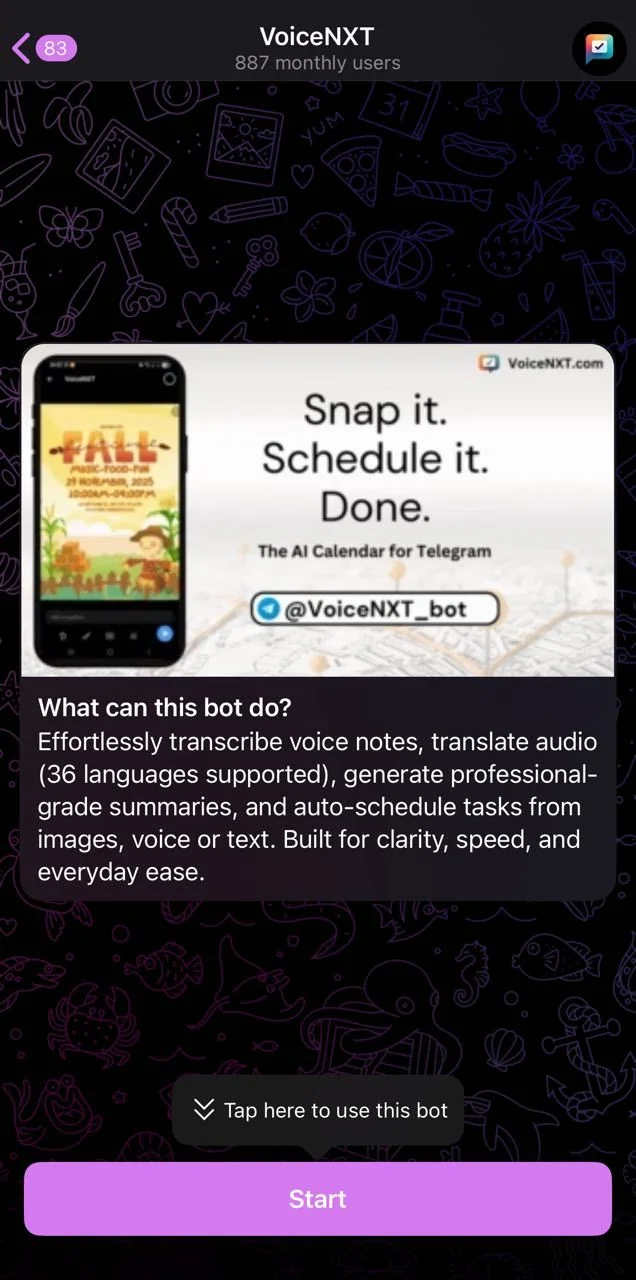 VoiceNXT — Превью 2