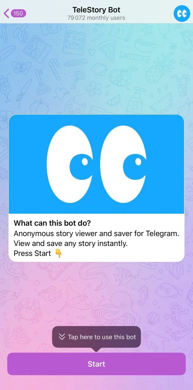 TeleStory Bot — Превью 1