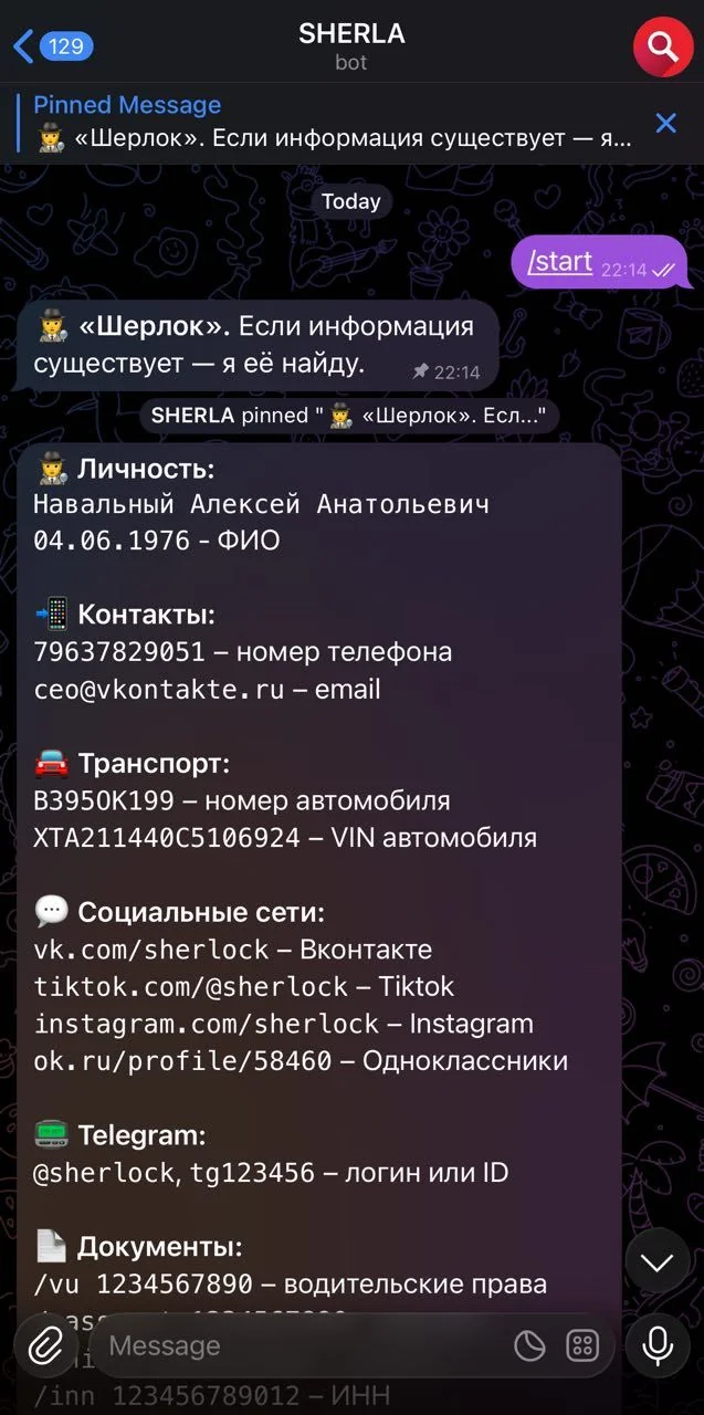SHERL0K 🕵️ — Pratinjau 1
