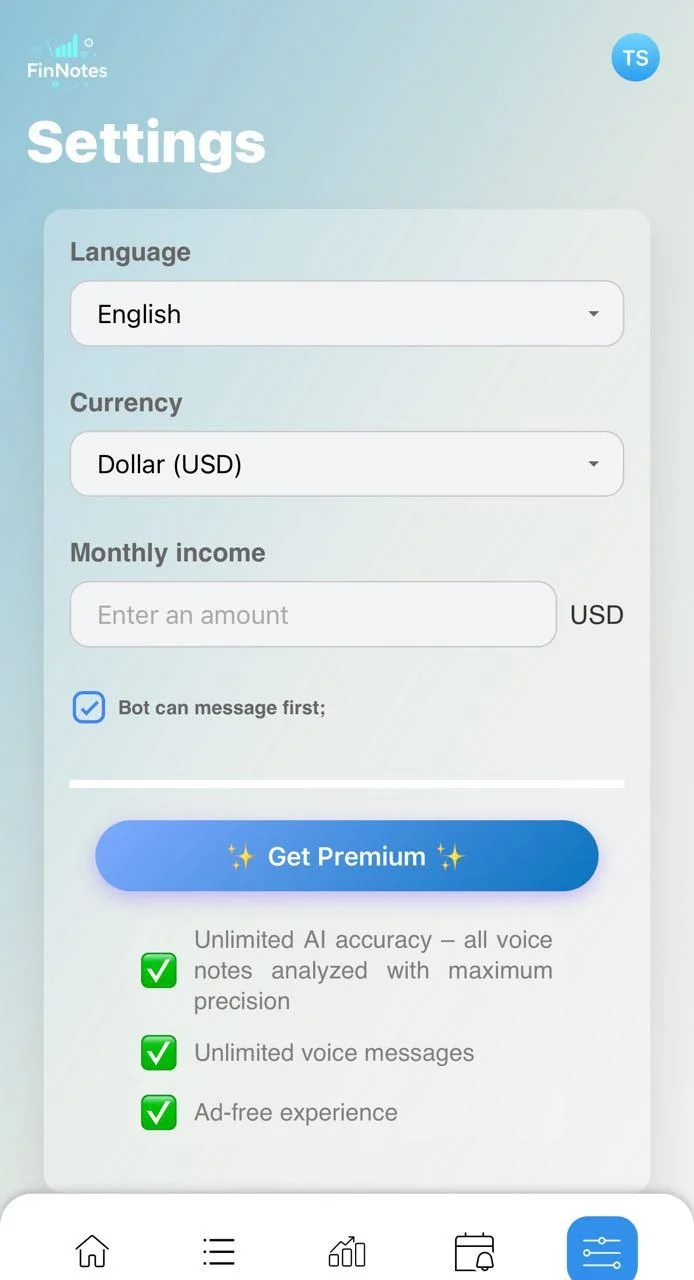 FinNotes — Preview 5