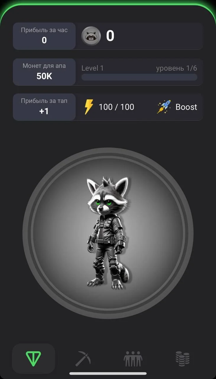 Raccoon Universe — Aperçu 2