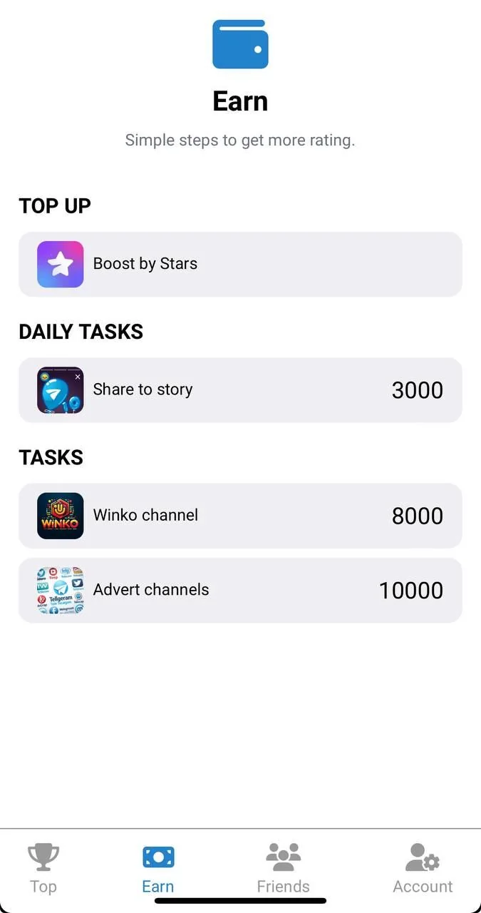 WINKO Game Token — Pratinjau 2
