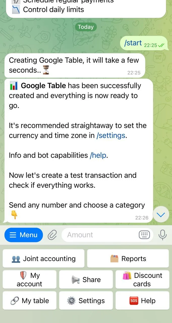 💰FinTrackBot — Preview 2