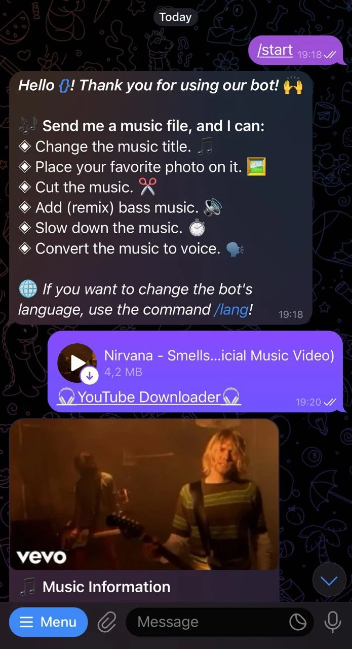 mp3 tools bot — Preview 1