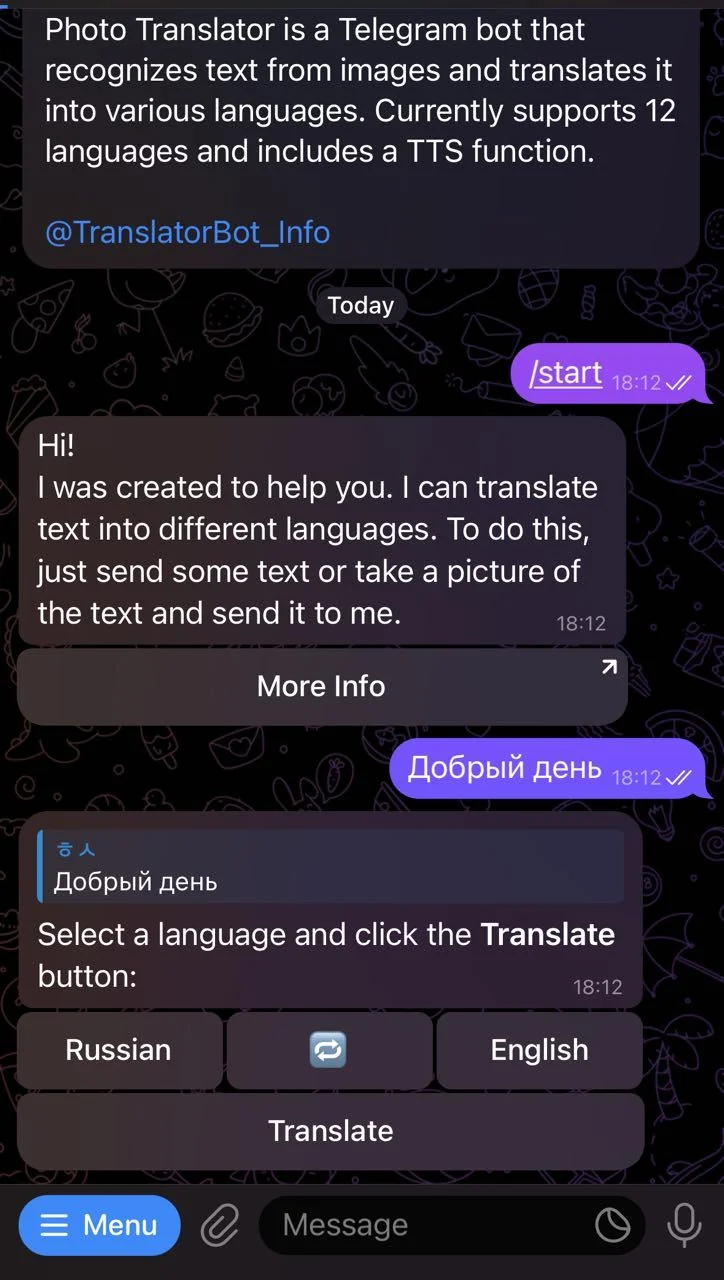 Photo Translator — Preview 1