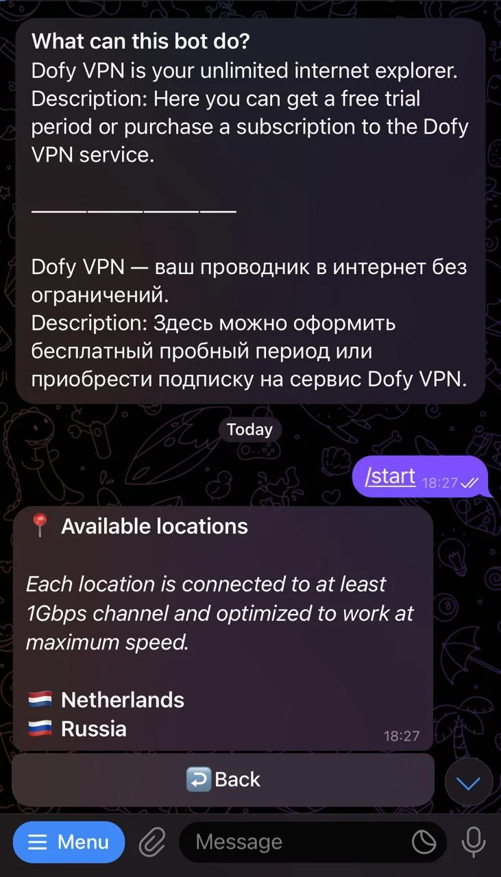 Dofy VPN — Preview 2