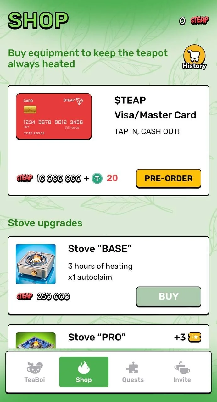 TEAP. TapFi — Aperçu 2