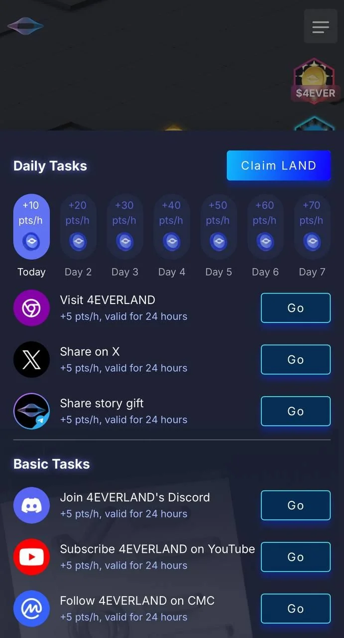 4EVERLAND Bot — Preview 3